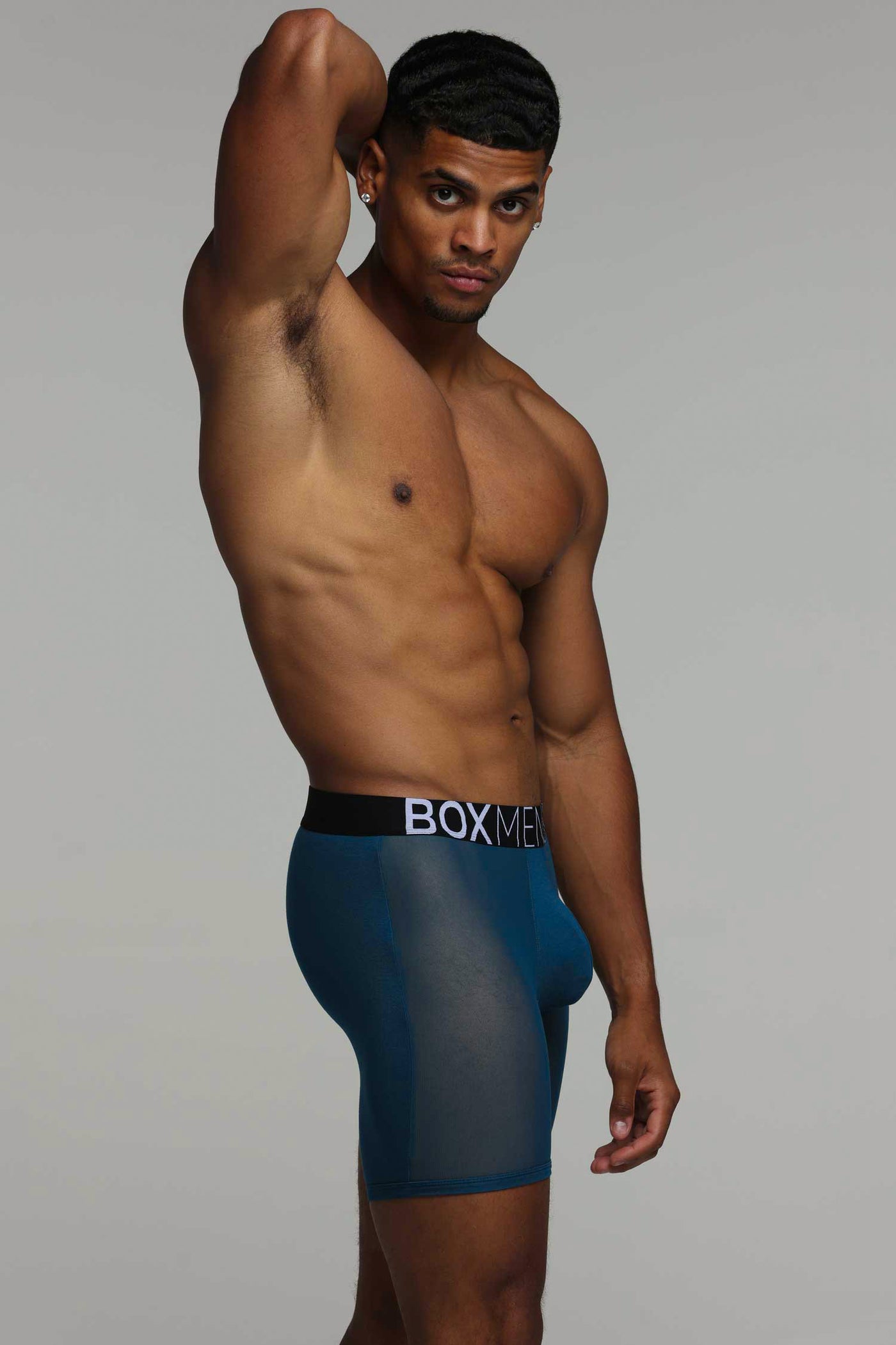 King Fit Mesh Panel - Transparent Crotch: Legion Blue - boxmenswear - {{variant_title}}