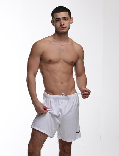 Mens Sports Shorts 2.0 - White - boxmenswear - {{variant_title}}