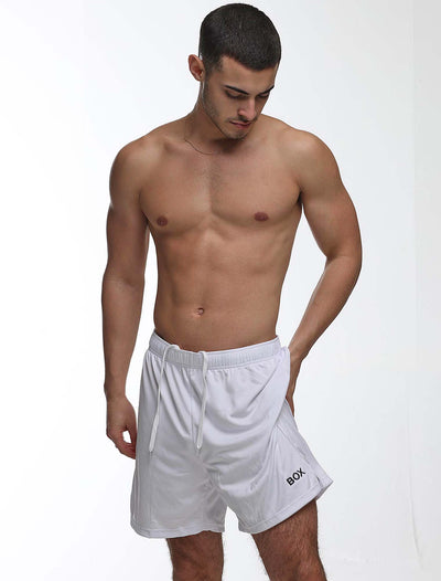 Mens Sports Shorts 2.0 - White - boxmenswear - {{variant_title}}