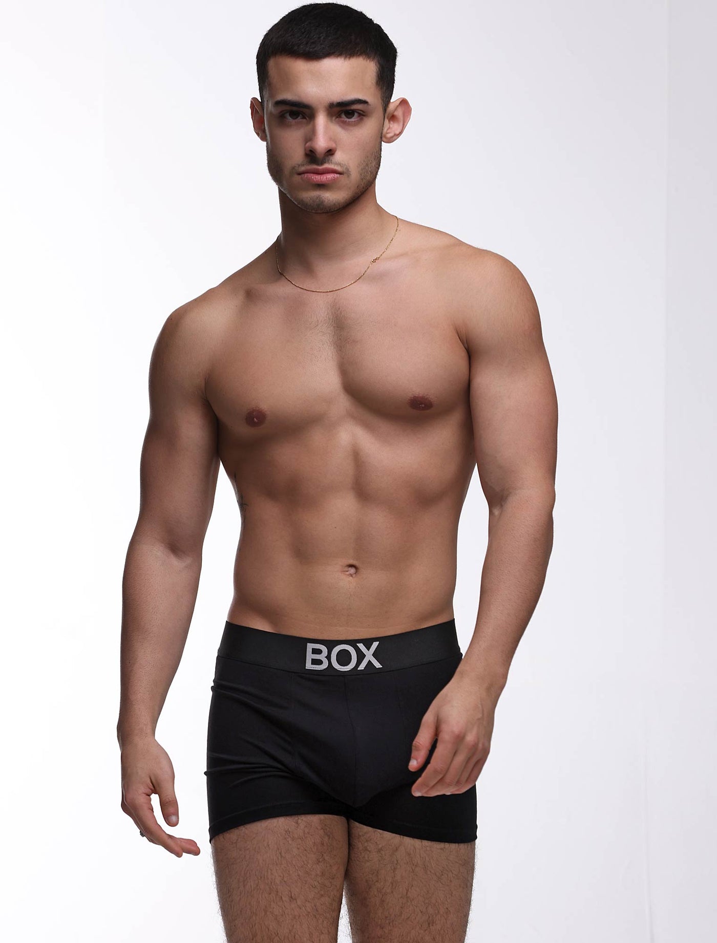 Metallic Modal Boxers - Black & Silver - boxmenswear - {{variant_title}}