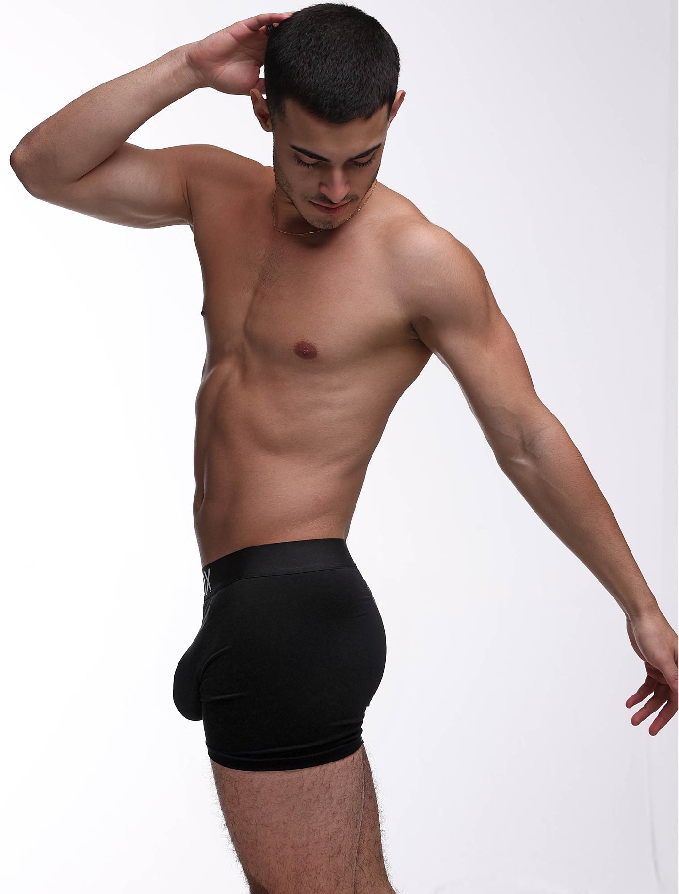 Metallic Modal Boxers - Black & Silver - boxmenswear - {{variant_title}}