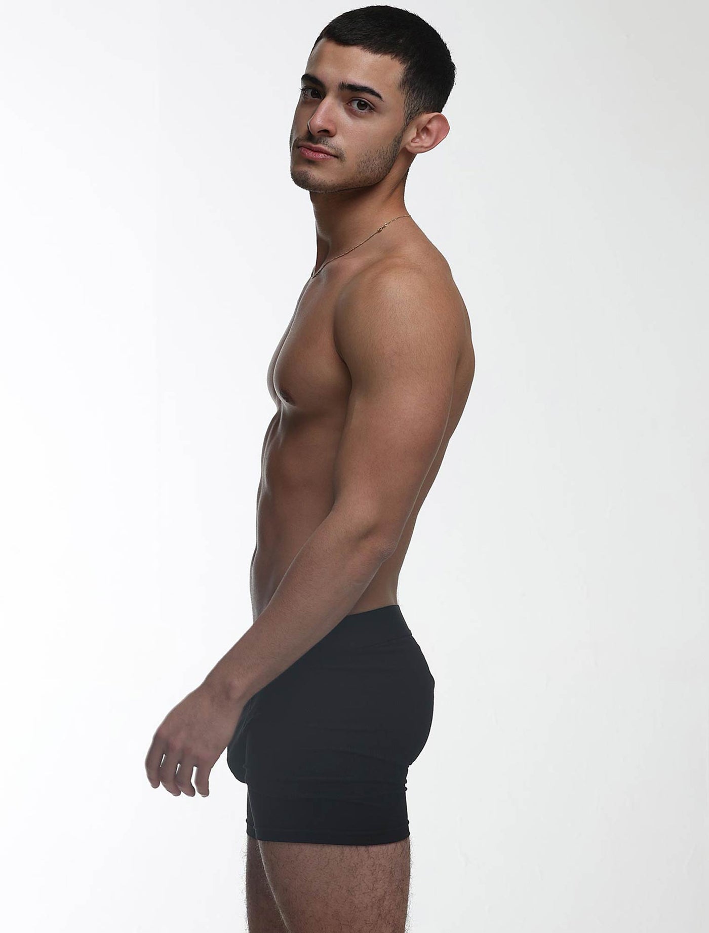 Mens Classic Ribbed Boxers - Black - boxmenswear - {{variant_title}}