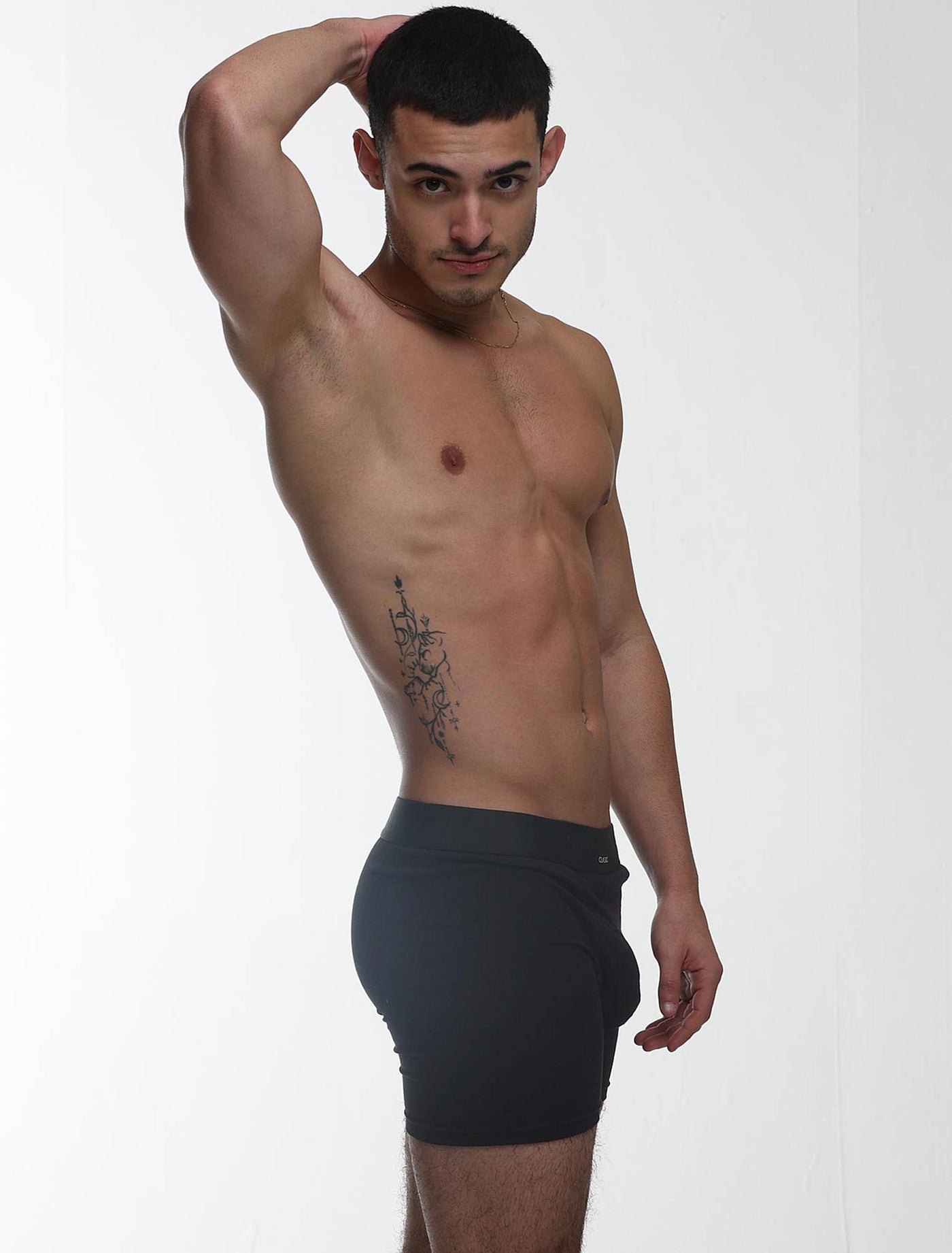 Mens Classic Ribbed Boxers - Black - boxmenswear - {{variant_title}}