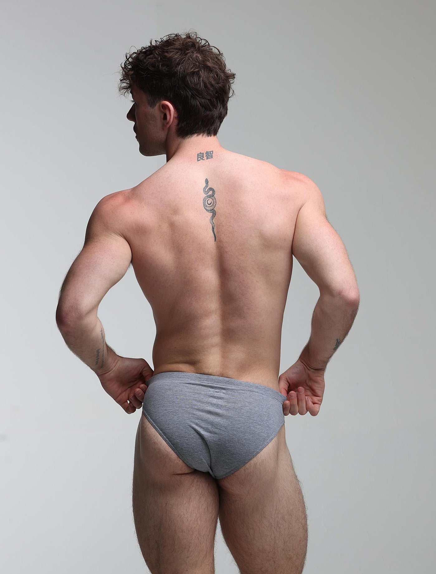 Minimal Briefs - Melange Grey - boxmenswear - {{variant_title}}