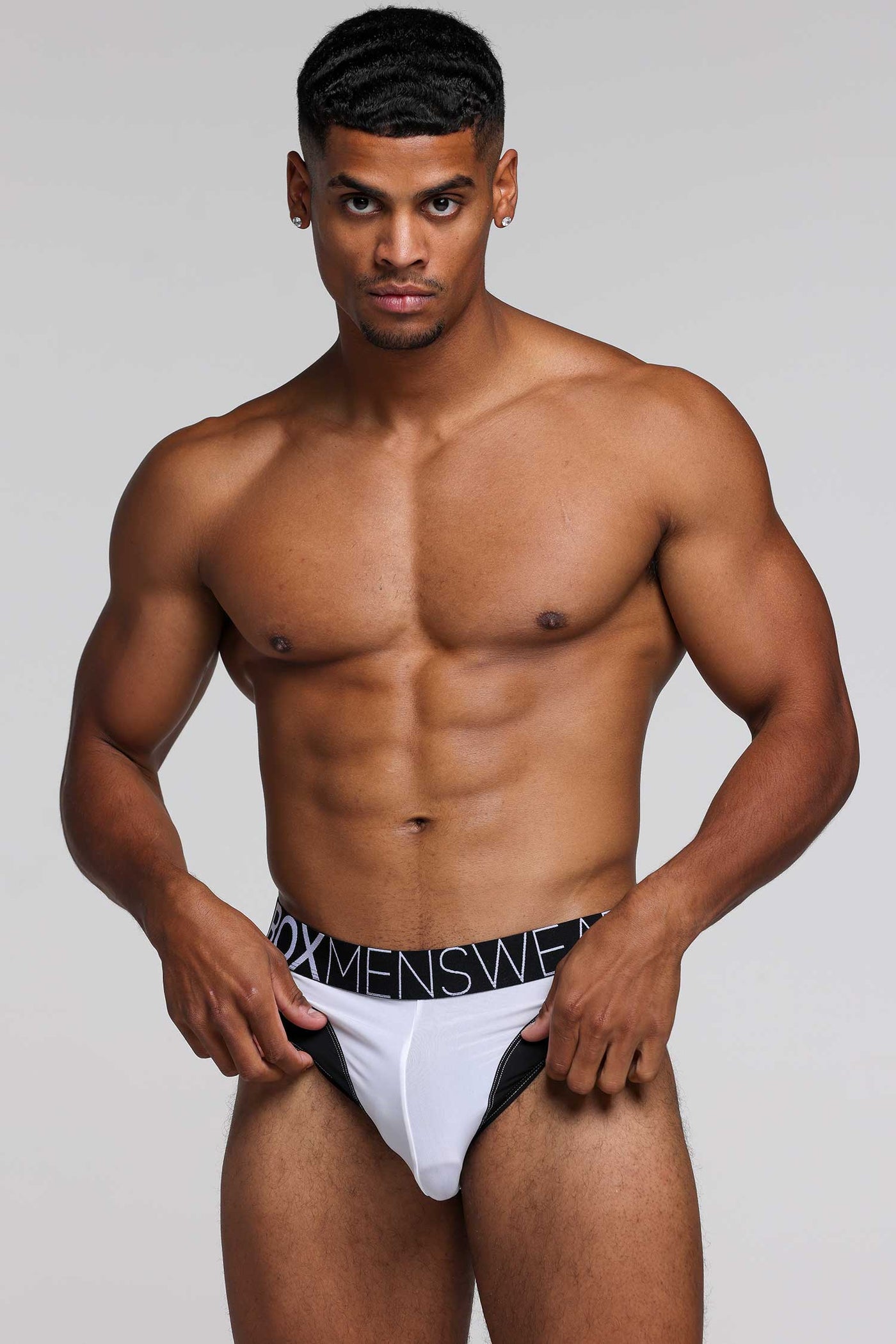 Prince Fit Briefs - White & Black - boxmenswear - {{variant_title}}