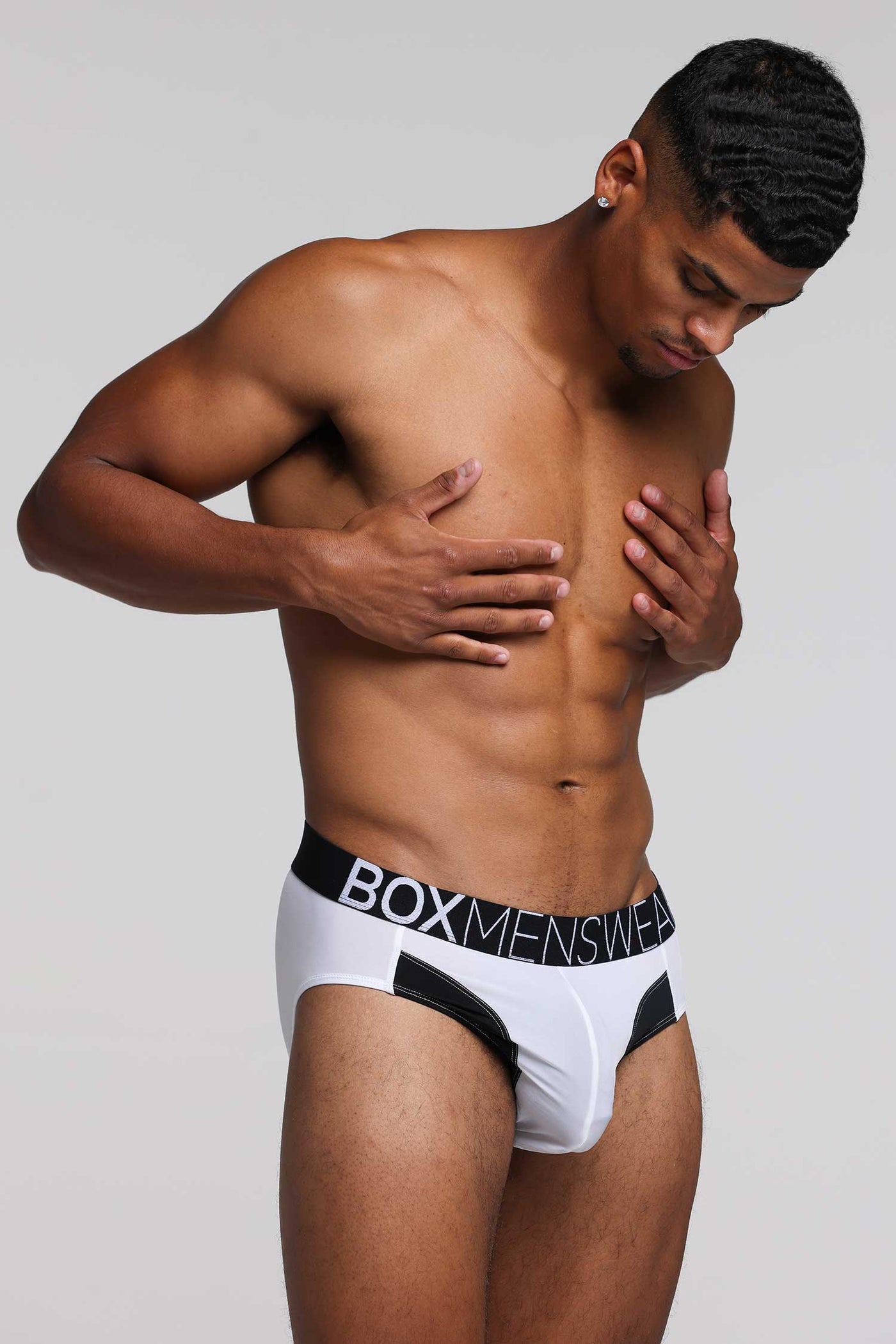 Prince Fit Briefs - White & Black - boxmenswear - {{variant_title}}