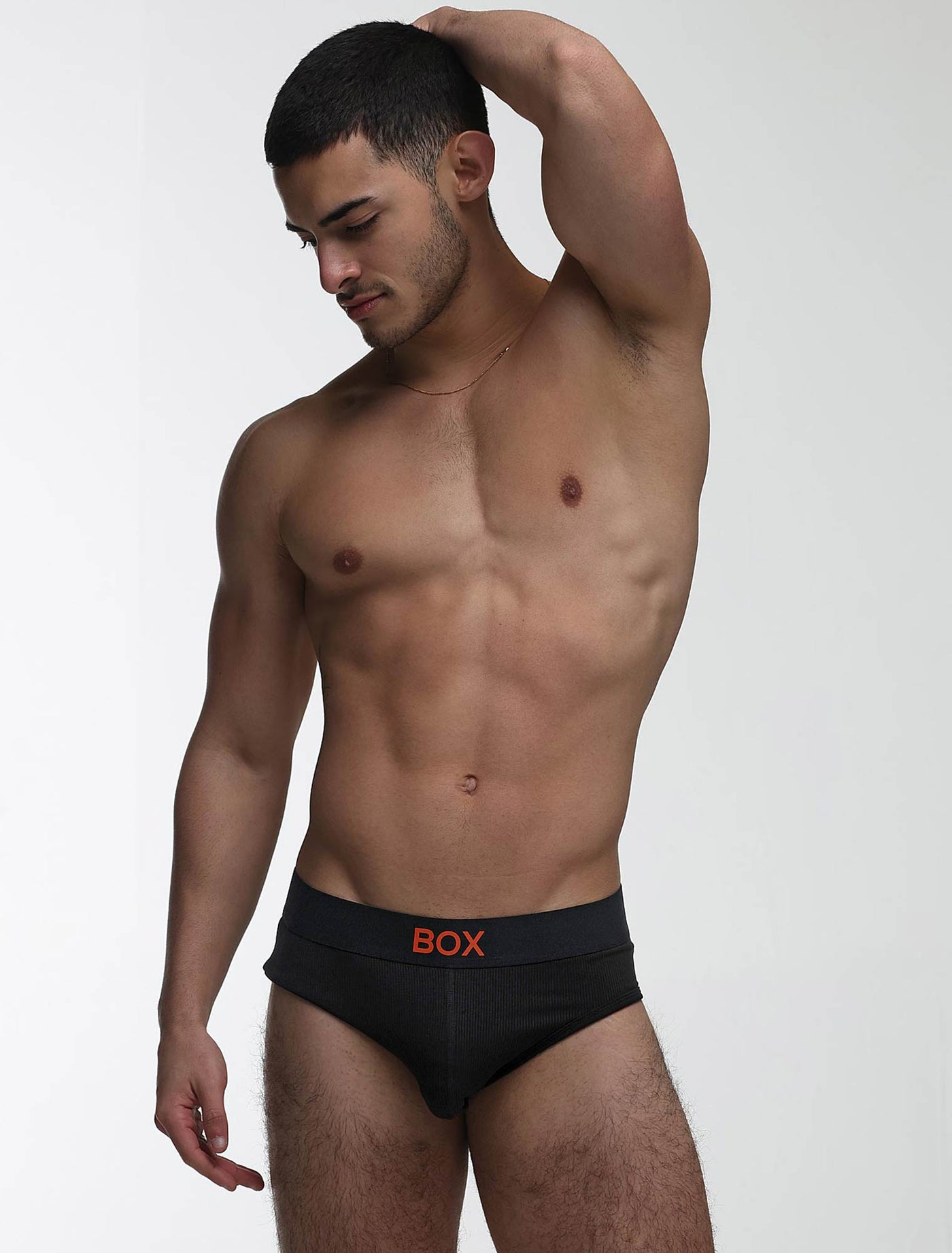 Colour Pop Briefs - Black & Orange - boxmenswear - {{variant_title}}