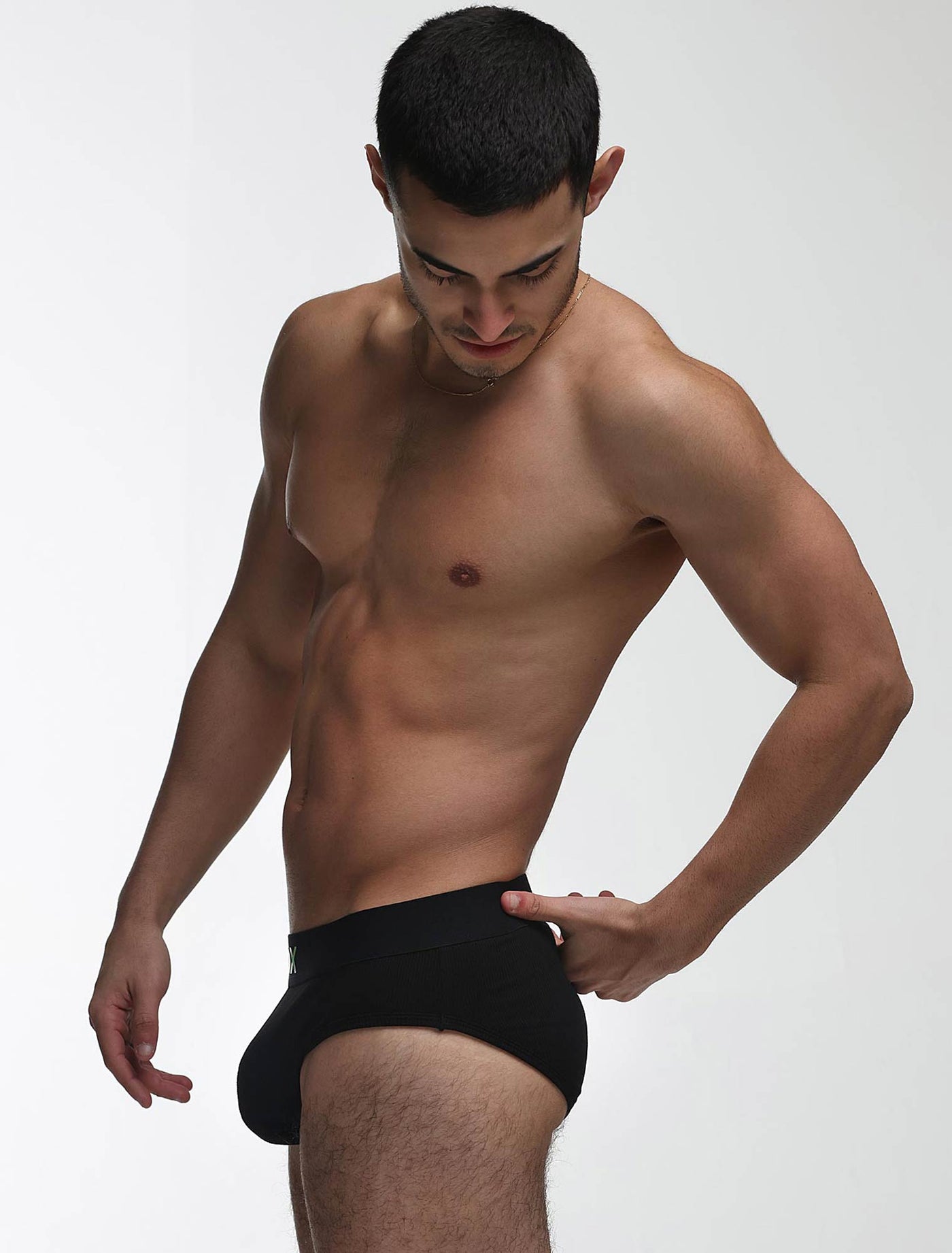 Colour Pop Briefs - Black & Green - boxmenswear - {{variant_title}}