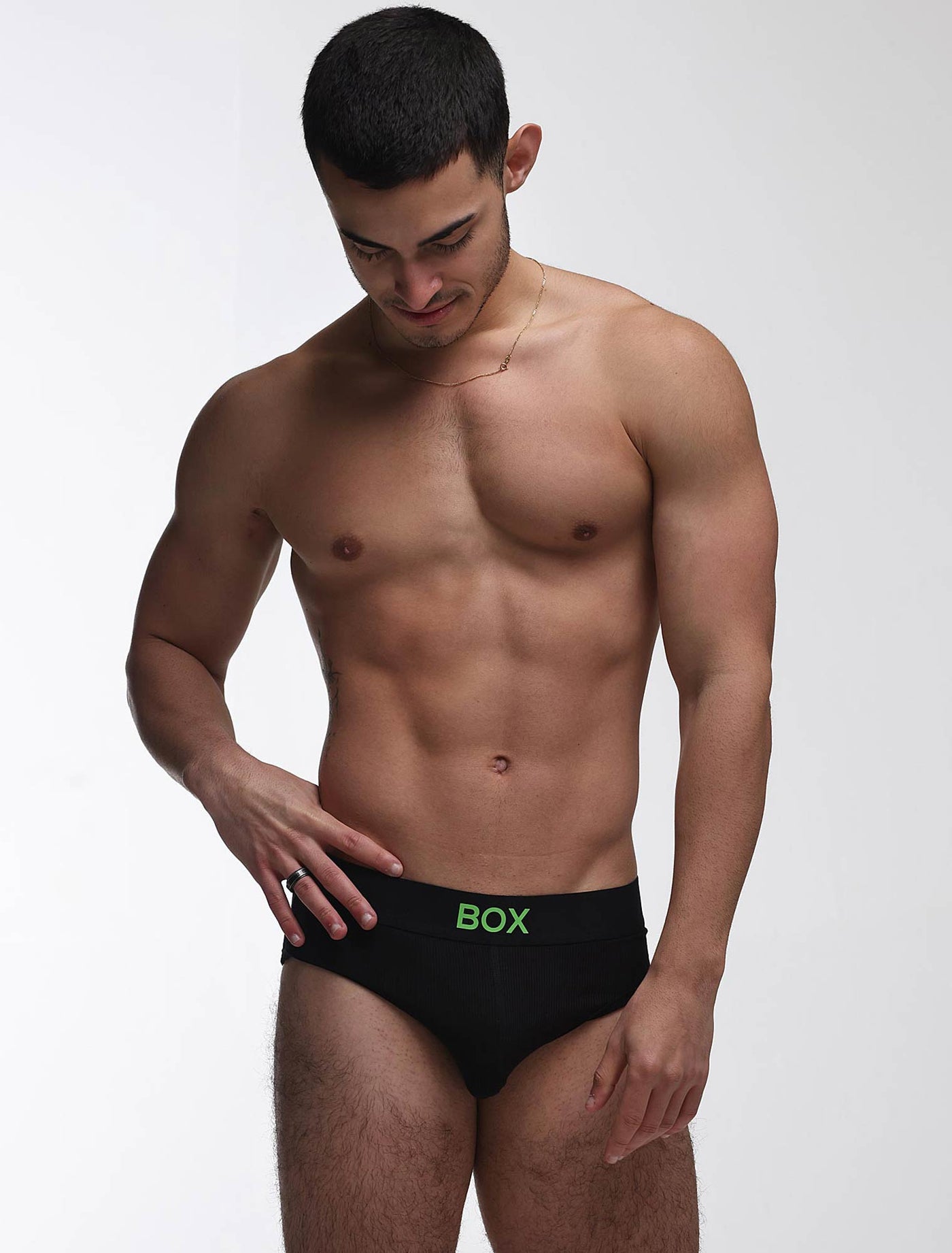 Colour Pop Briefs - Black & Green - boxmenswear - {{variant_title}}