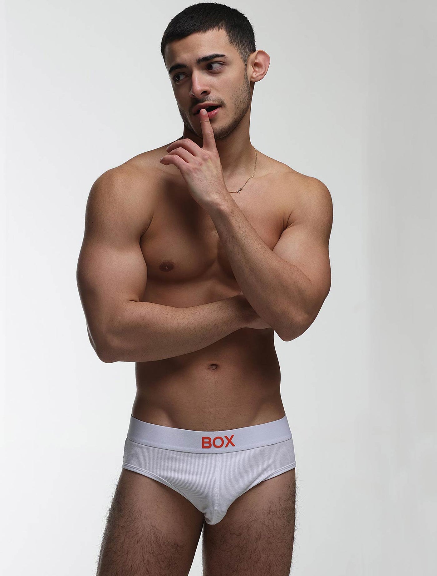 Colour Pop Briefs - White & Orange - boxmenswear - {{variant_title}}