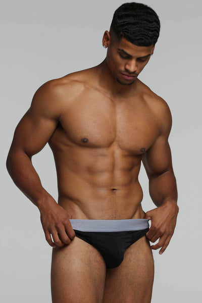 Mesh Panel Briefs - Midnight Milan - boxmenswear - {{variant_title}}