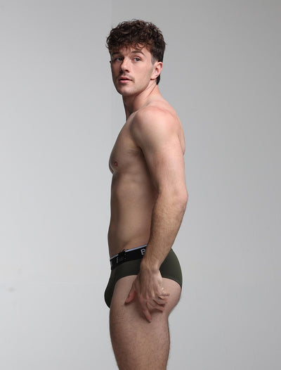 Box x Elliott: Elite Briefs - Chic Khaki - boxmenswear - {{variant_title}}