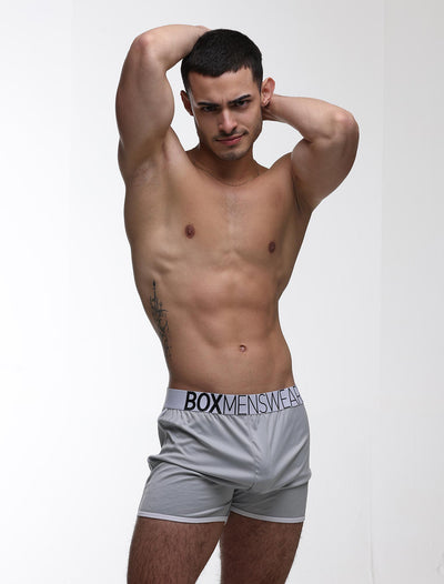 Mens Sports Loose Fit Boxers - Greyscale - boxmenswear - {{variant_title}}
