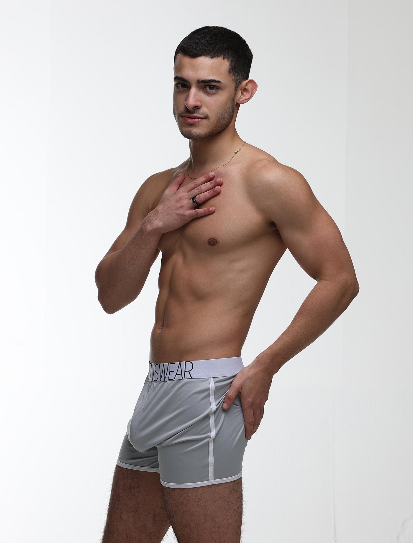 Mens Sports Loose Fit Boxers - Greyscale - boxmenswear - {{variant_title}}