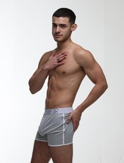 Mens Sports Loose Fit Boxers - Greyscale - boxmenswear - {{variant_title}}