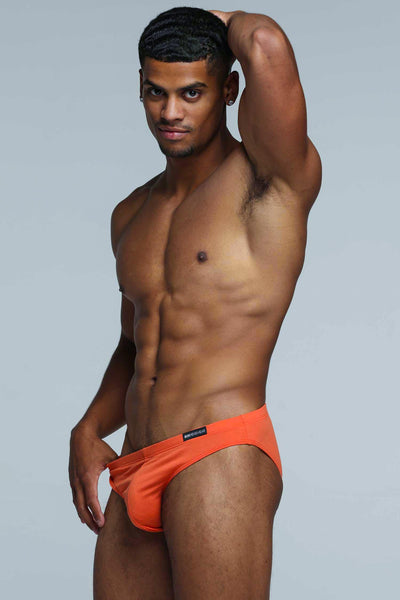 Minimal Briefs - Orange - boxmenswear - {{variant_title}}