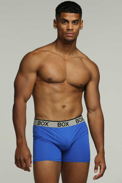Mens Sports Boxers - Turbo Blue - boxmenswear - {{variant_title}}