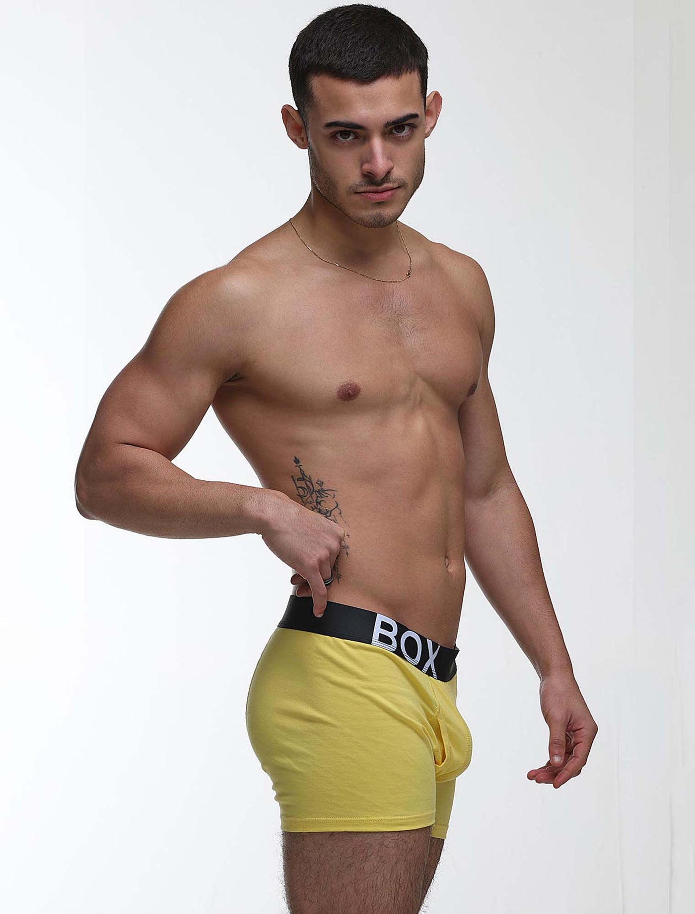 Mens Yellow Boxers - boxmenswear - {{variant_title}}