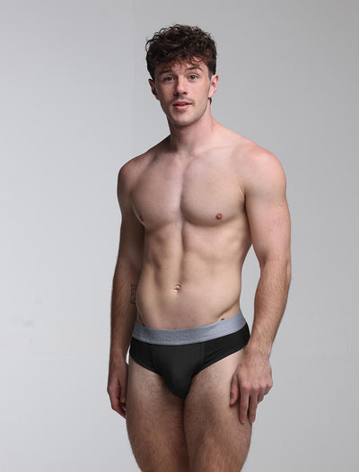 Mesh Panel Briefs - Midnight Milan - boxmenswear - {{variant_title}}