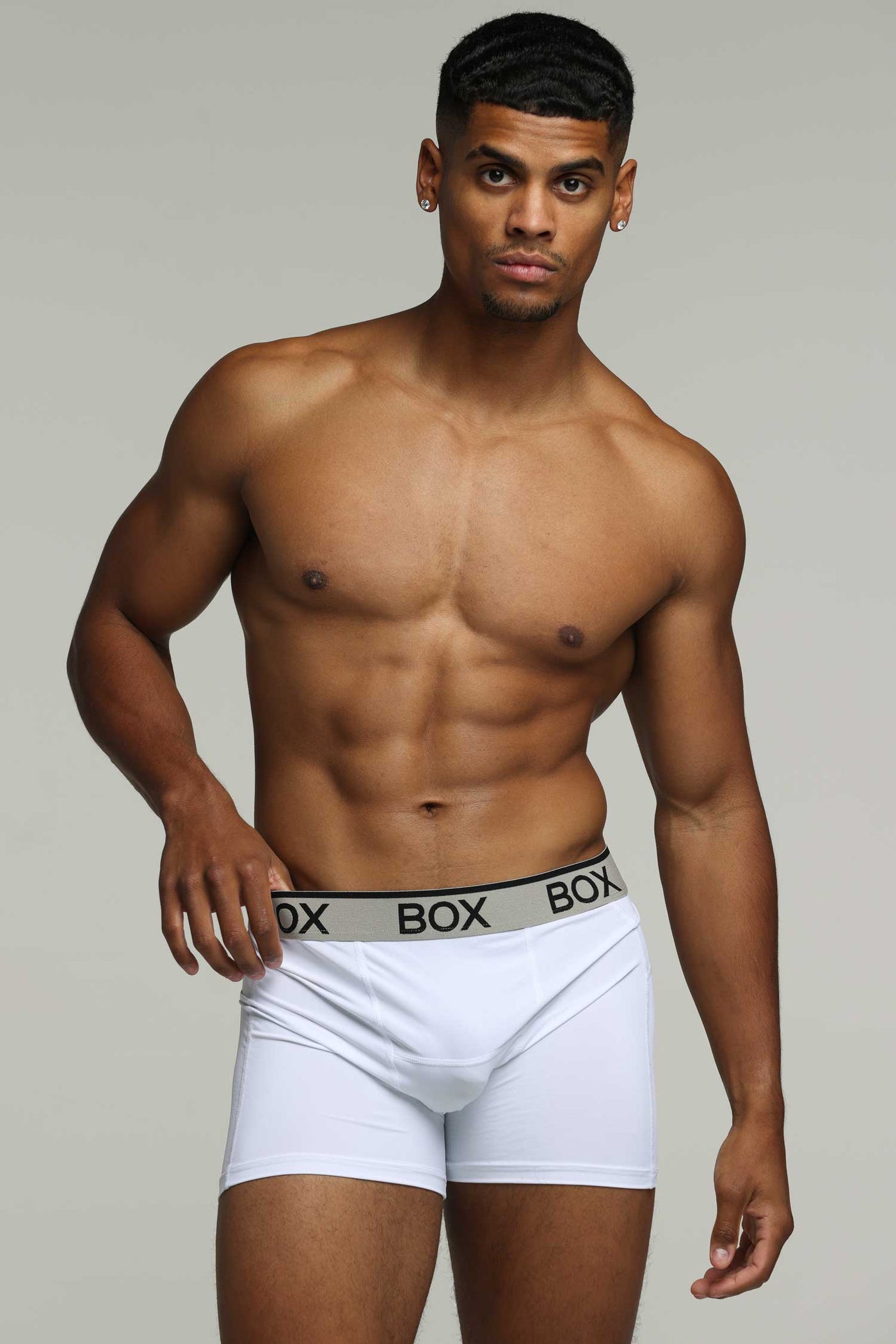 Mens Sports Boxers - Momentum White - boxmenswear - {{variant_title}}