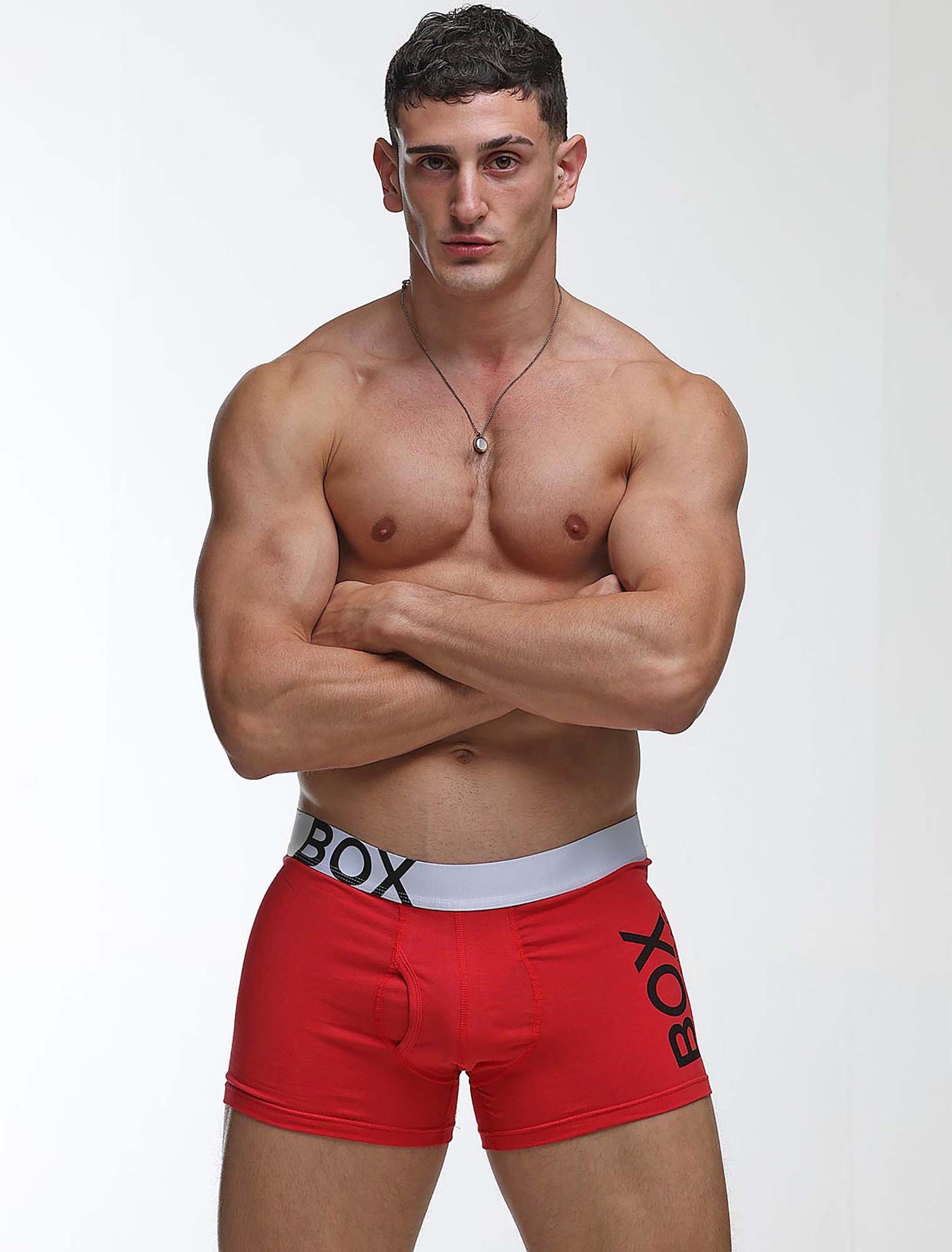 Mens Red Boxers - boxmenswear - {{variant_title}}
