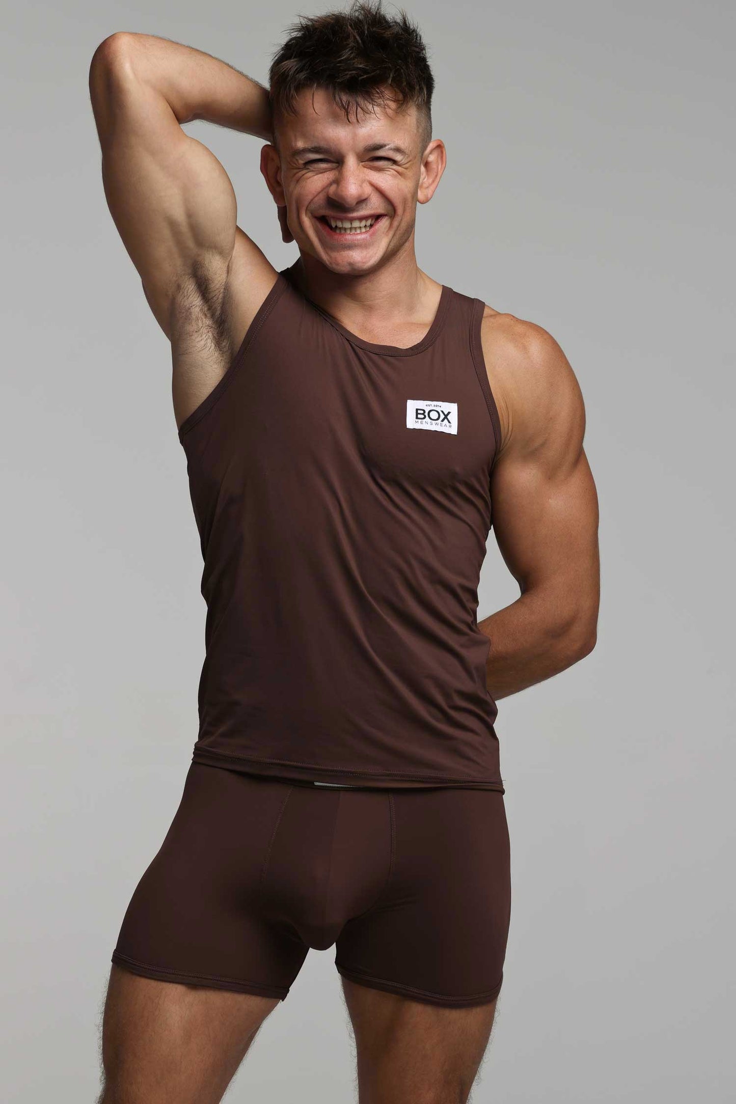 Tonal Boxer + Vest Set - Shade #4 - boxmenswear - {{variant_title}}