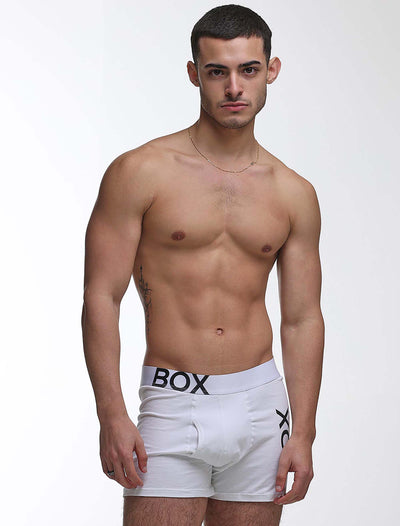 Mens White Boxers - boxmenswear - {{variant_title}}