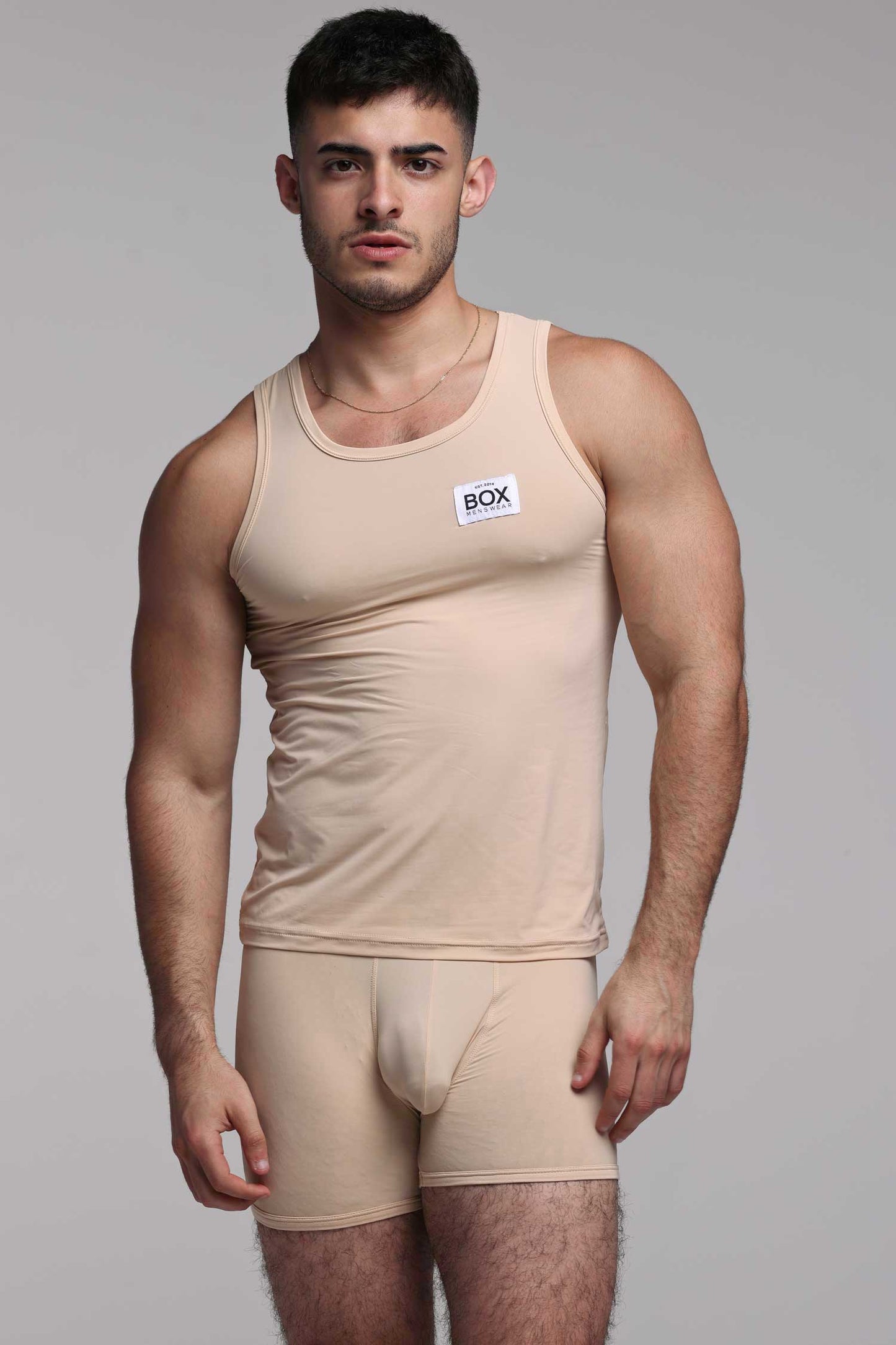 Tonal Boxer + Vest Set - Shade #2 - boxmenswear - {{variant_title}}