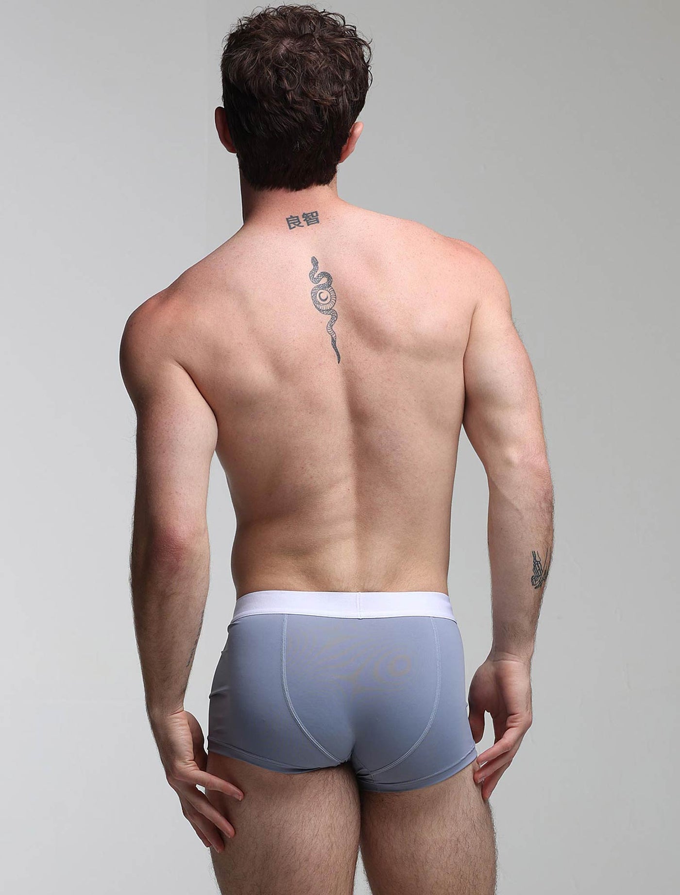 Mens Curved Mesh Boxers - Blue - boxmenswear - {{variant_title}}