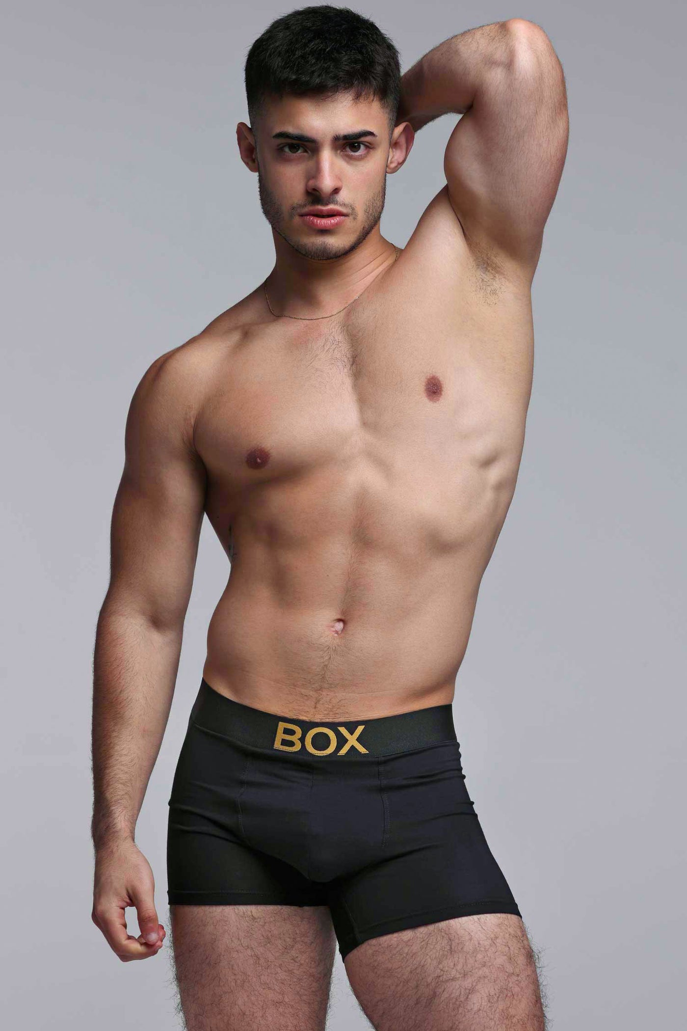Metallic Modal Boxers - Black & Gold - boxmenswear - {{variant_title}}