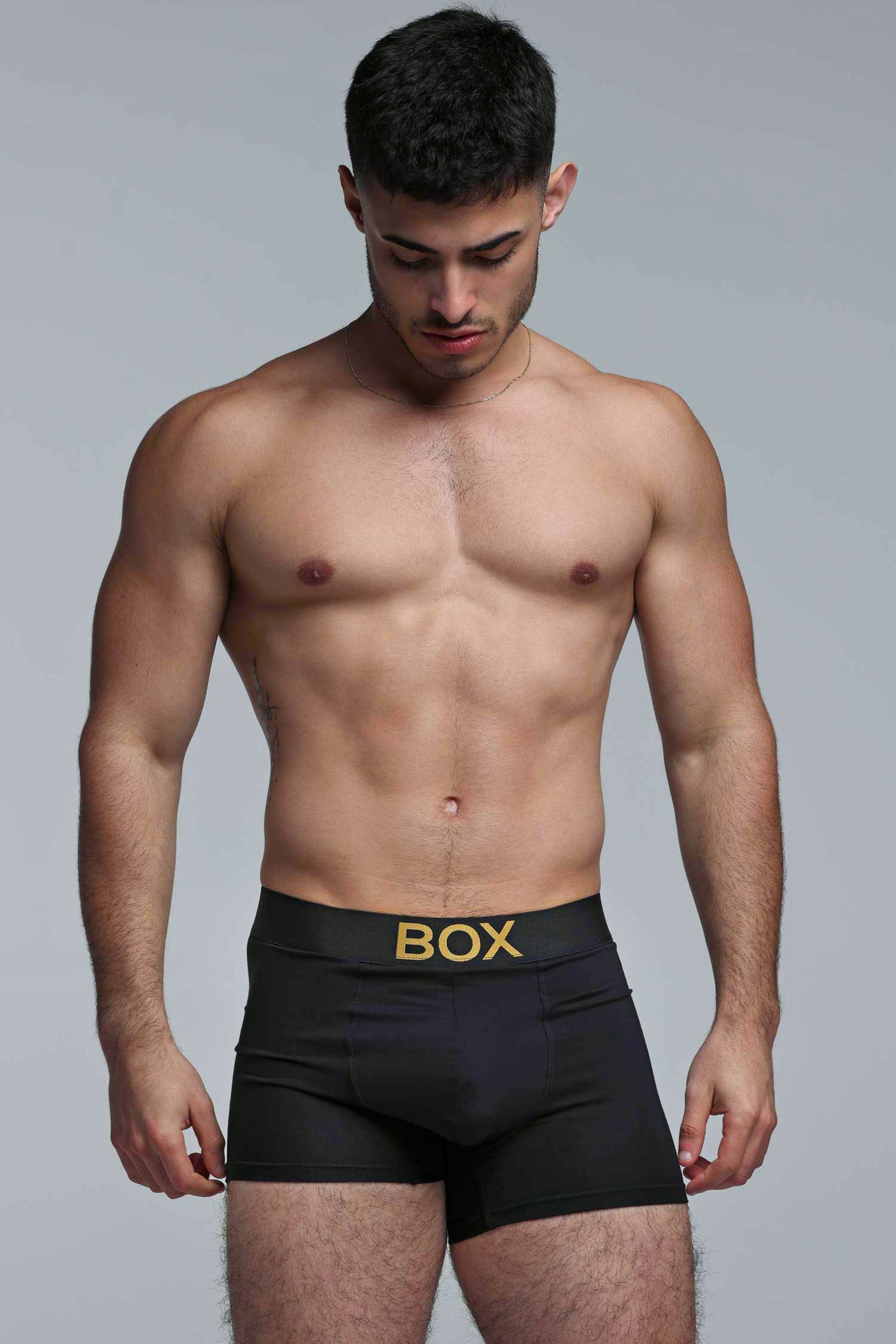 Metallic Modal Boxers - Black & Gold - boxmenswear - {{variant_title}}