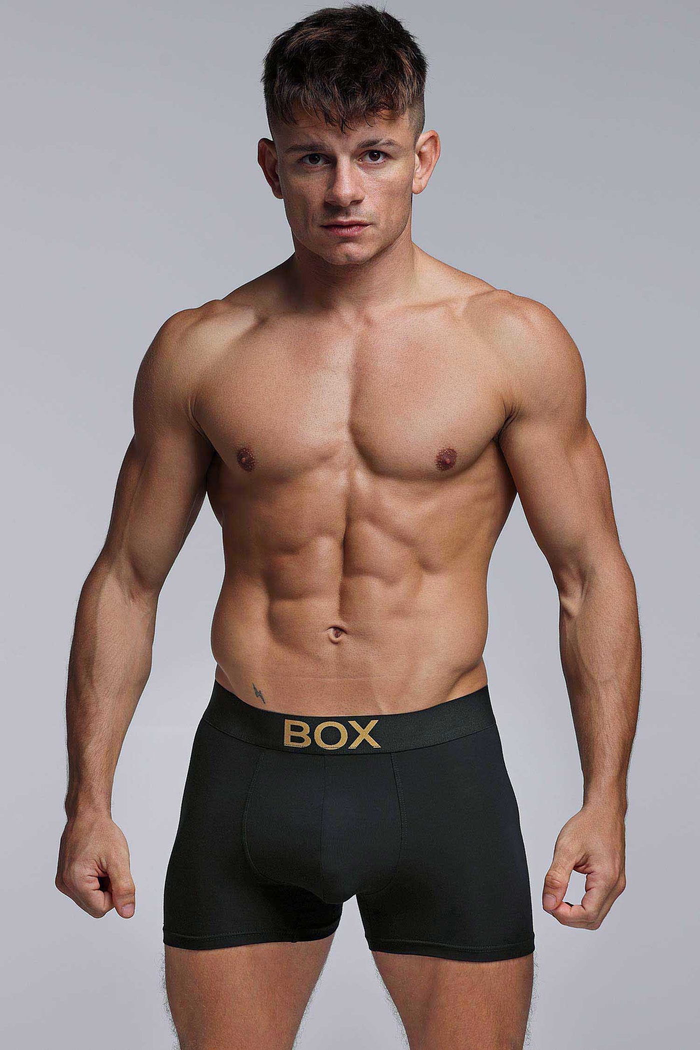 Metallic Modal Boxers - Black & Gold - boxmenswear - {{variant_title}}