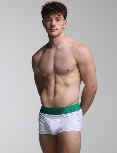 Mens Arched Keyhole Boxers - Enigma Green - boxmenswear - {{variant_title}}