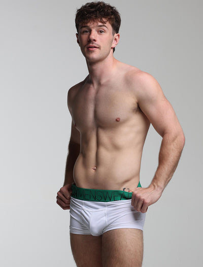 Mens Arched Keyhole Boxers - Enigma Green - boxmenswear - {{variant_title}}
