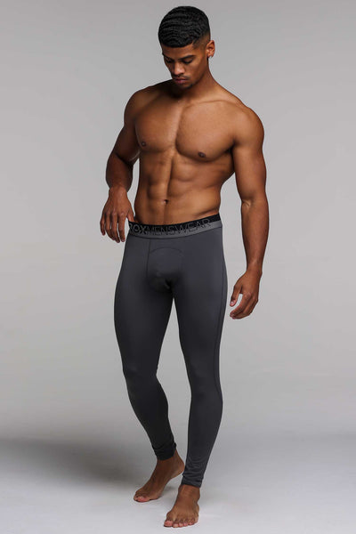 Compression Leggings 2.0 - Slate Grey - boxmenswear - {{variant_title}}