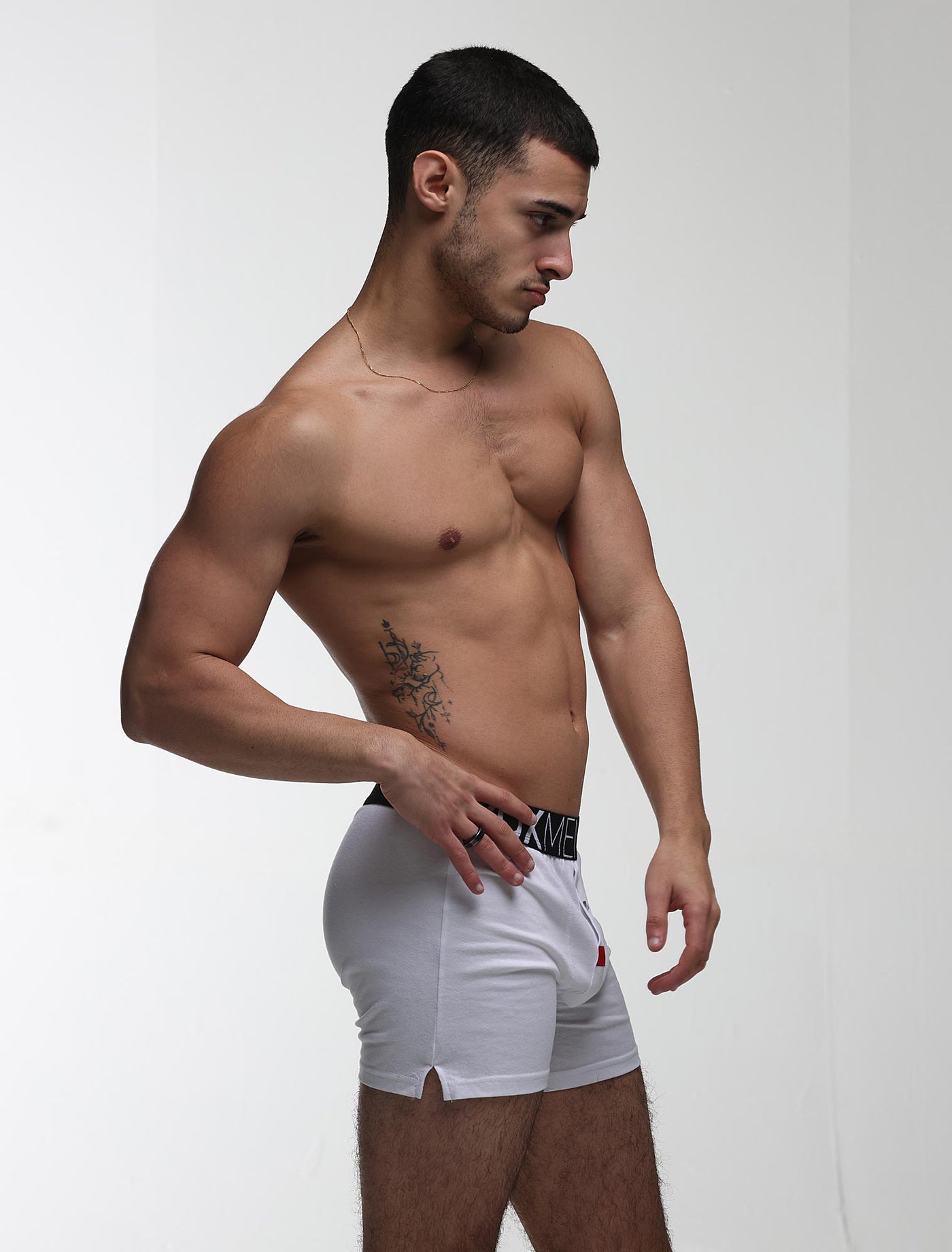 Button-up Boxers - Venus White - boxmenswear - {{variant_title}}