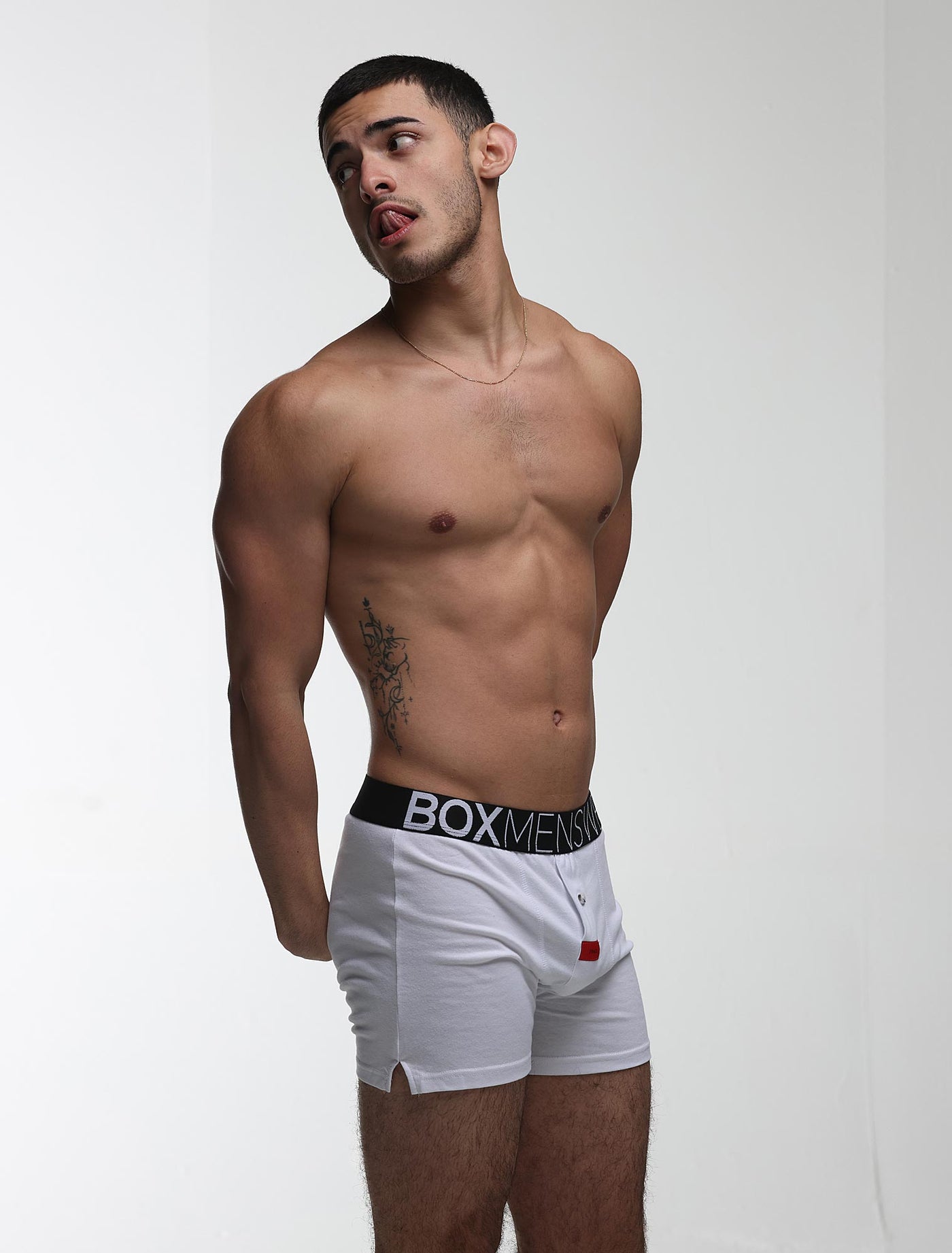 Button-up Boxers - Venus White - boxmenswear - {{variant_title}}