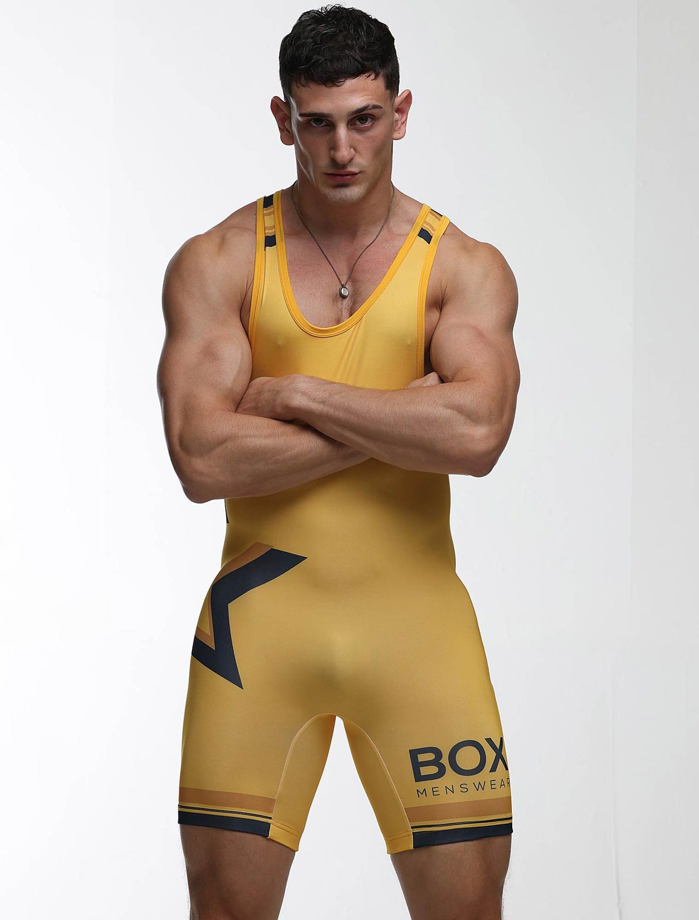 Singlet - Yellow Insignia - boxmenswear - {{variant_title}}