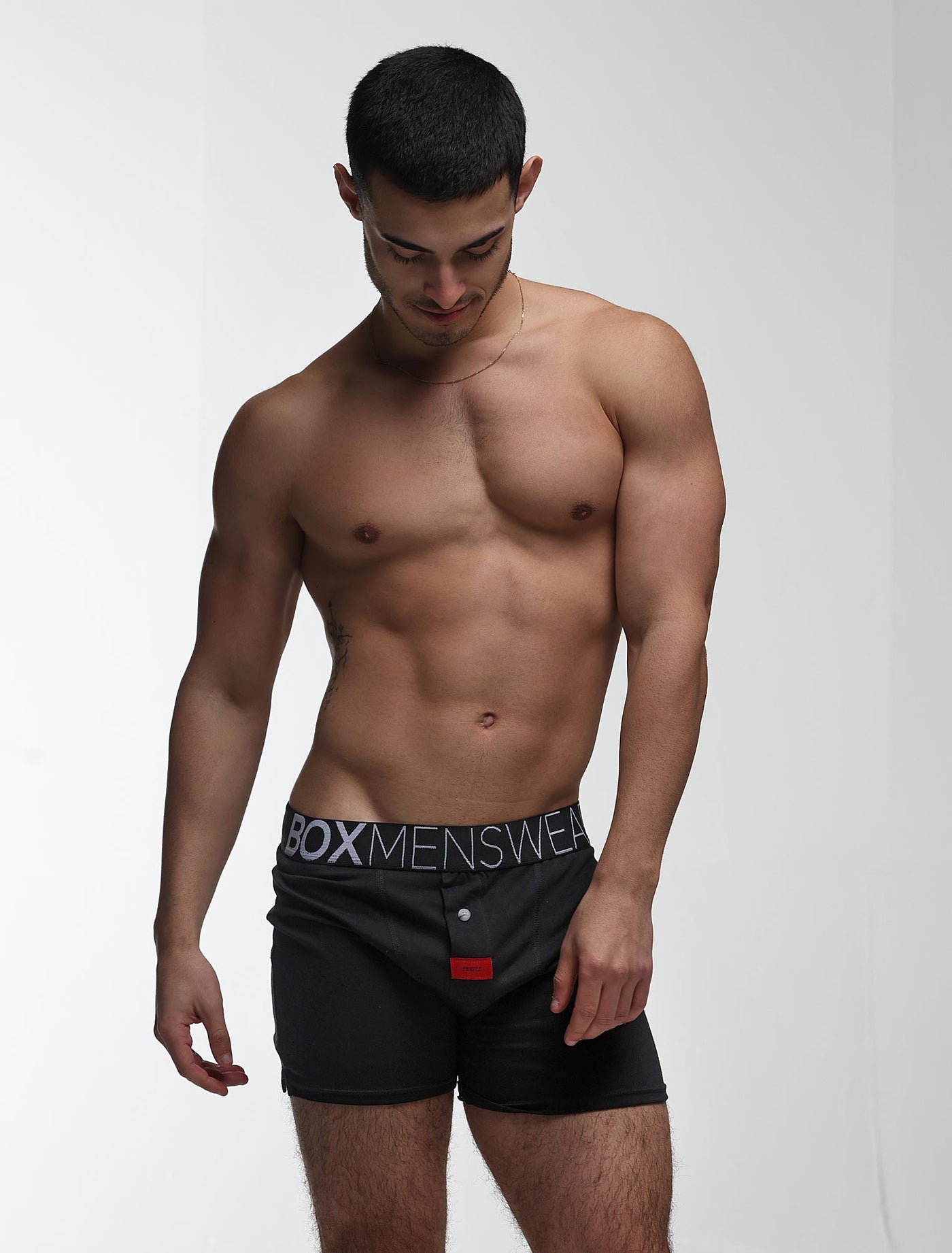Button-up Boxers - Black Gala - boxmenswear - {{variant_title}}
