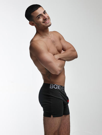 Button-up Boxers - Black Gala - boxmenswear - {{variant_title}}