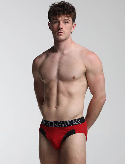 Prince Fit Briefs - Red & Black - boxmenswear - {{variant_title}}