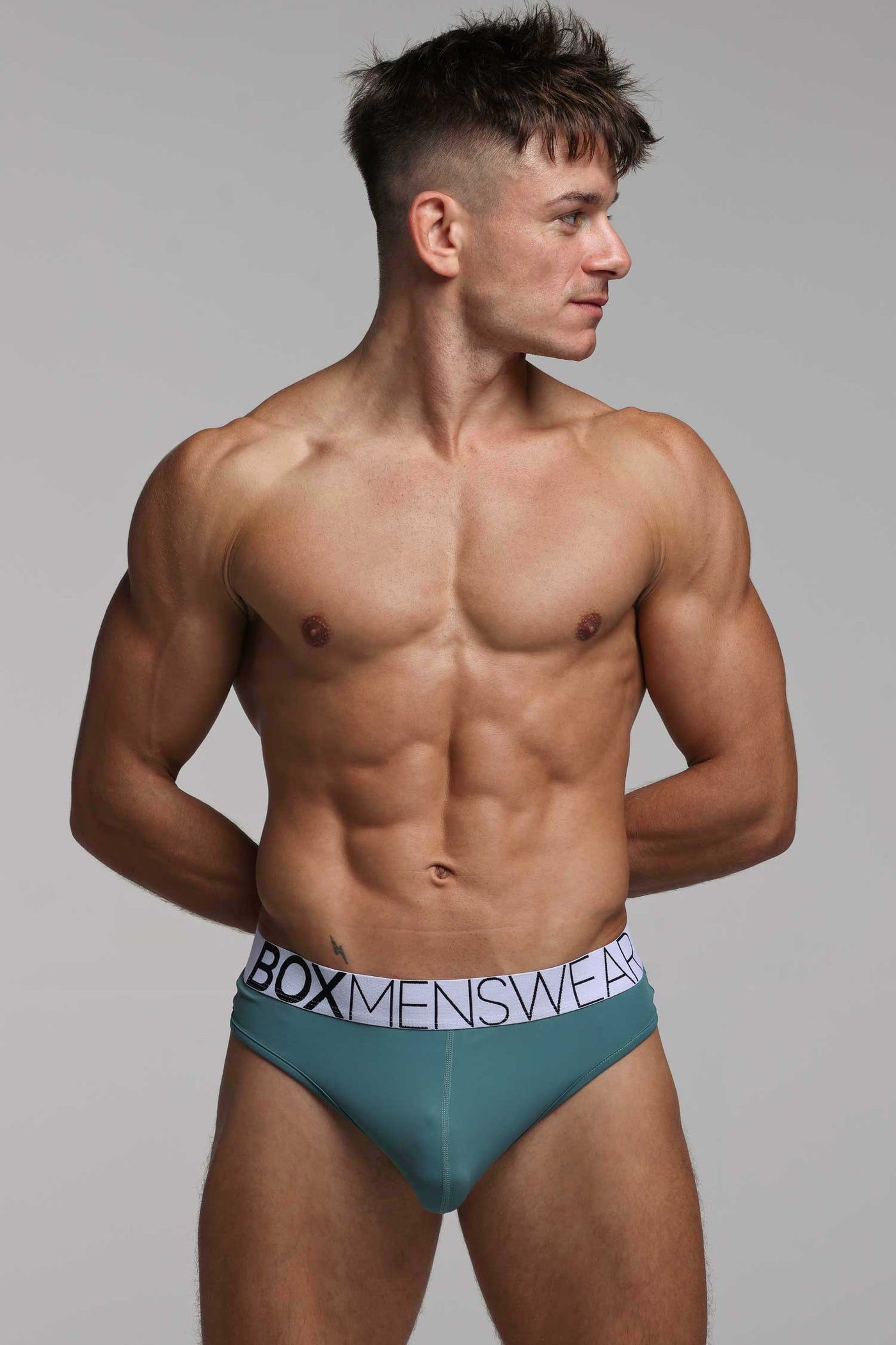 Brazilian Butt Briefs - Amazon Green - boxmenswear - {{variant_title}}