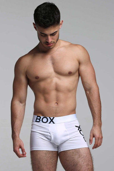 Mens White Boxers - boxmenswear - {{variant_title}}