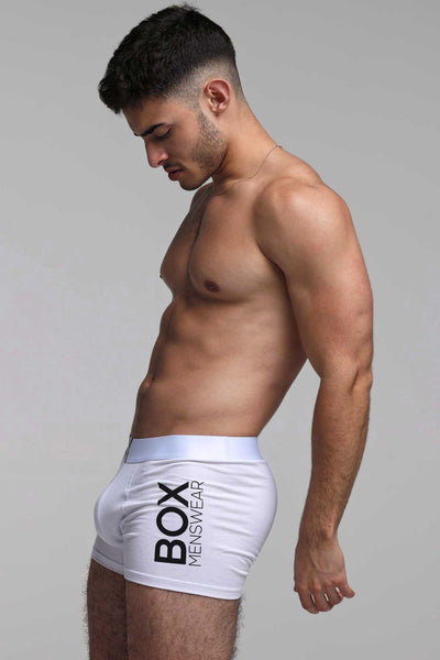 Mens White Boxers - boxmenswear - {{variant_title}}