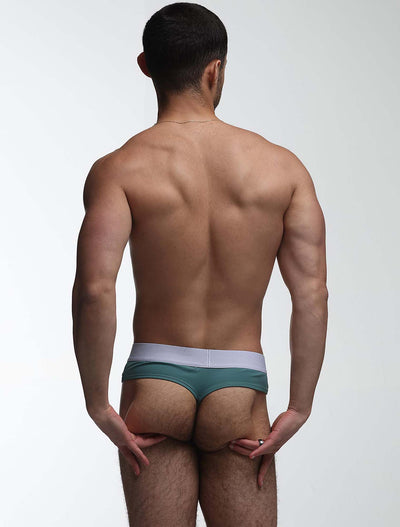 Brazilian Butt Briefs - Amazon Green - boxmenswear - {{variant_title}}
