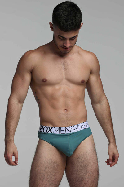 Brazilian Butt Briefs - Amazon Green - boxmenswear - {{variant_title}}