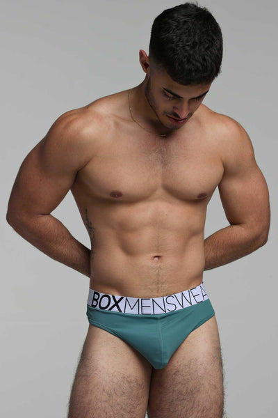 Brazilian Butt Briefs - Amazon Green - boxmenswear - {{variant_title}}