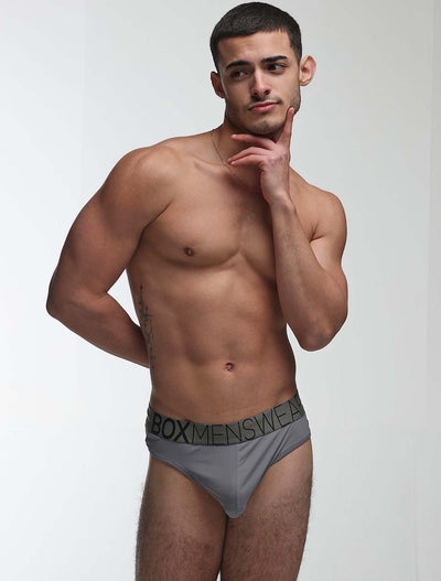 Brazilian Butt Briefs - São Paulo Grey - boxmenswear - {{variant_title}}