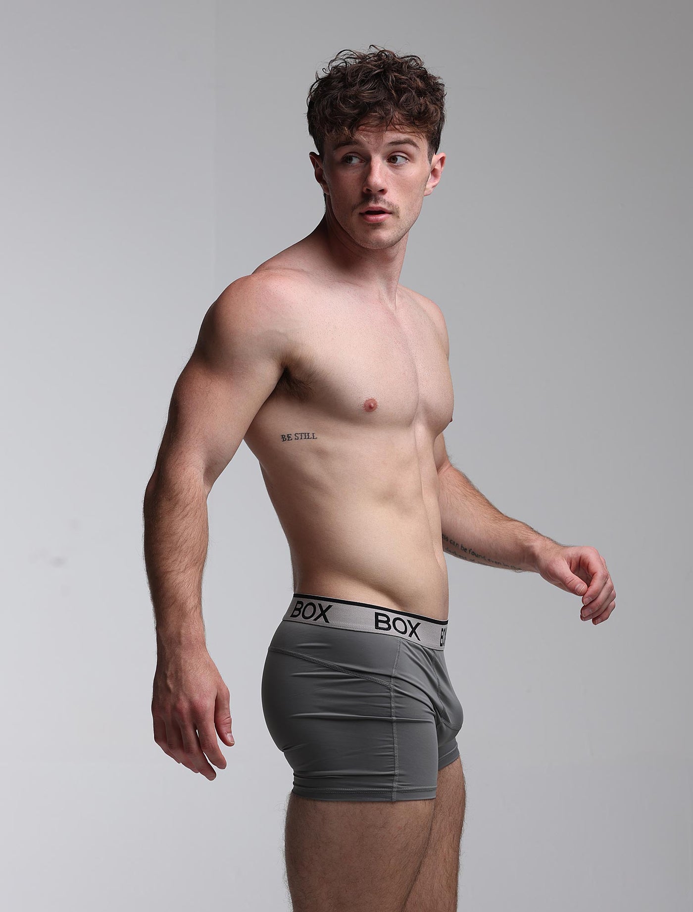 Mens Sports Boxers - Endurance Grey - boxmenswear - {{variant_title}}