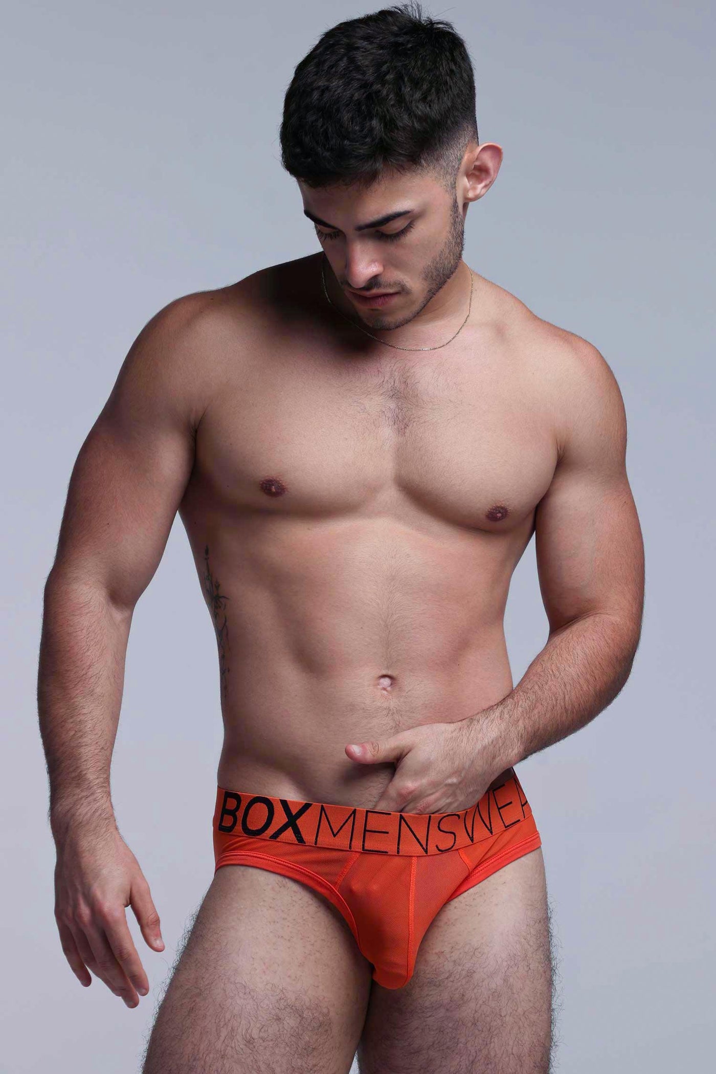 All Over Mesh Briefs - Orangeade - boxmenswear - {{variant_title}}